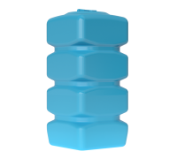 Бак для воды пластиковый Quadro W-750 (синий) с поплавком
