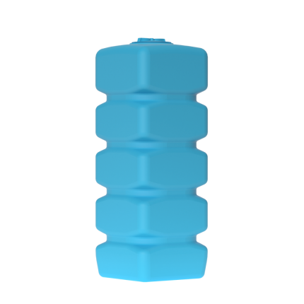 Бак для воды пластиковый Quadro W-1000 (синий) с поплавком